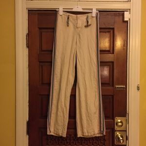 Ralph Lauren 100% linen wide leg pants size 4